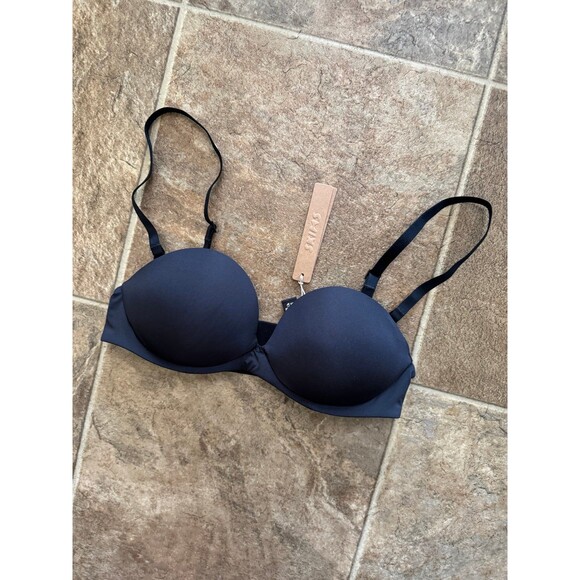 Skims Ultimate Push Up Strapless Bra Onyx Size 32B - Picture 3 of 8